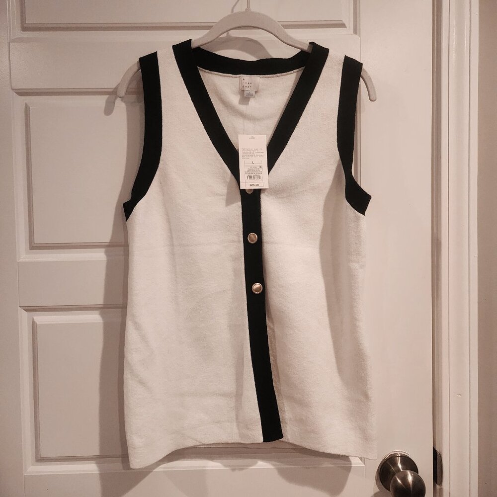 A New Day Women's Button Sweater Vest